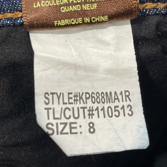Kut From The Kloth Dark Wash Cuffed Cropped Jeans Size 8
Cotton - Picture 3 of 10